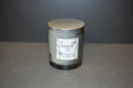 Sleek Metallic Glass Candle with Modern Metal Lid