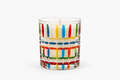 Color Mosaic Glass Candle – Handcrafted Soy Coconut Blend