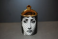 Opium Noir Portrait Candle in Decorative Ceramic Vessel